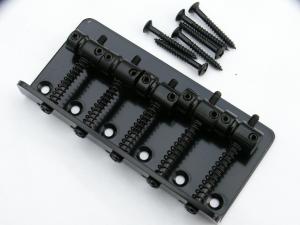 5 STRING BLACK JAZZ BASS GUITAR BRIDGE PRECISION